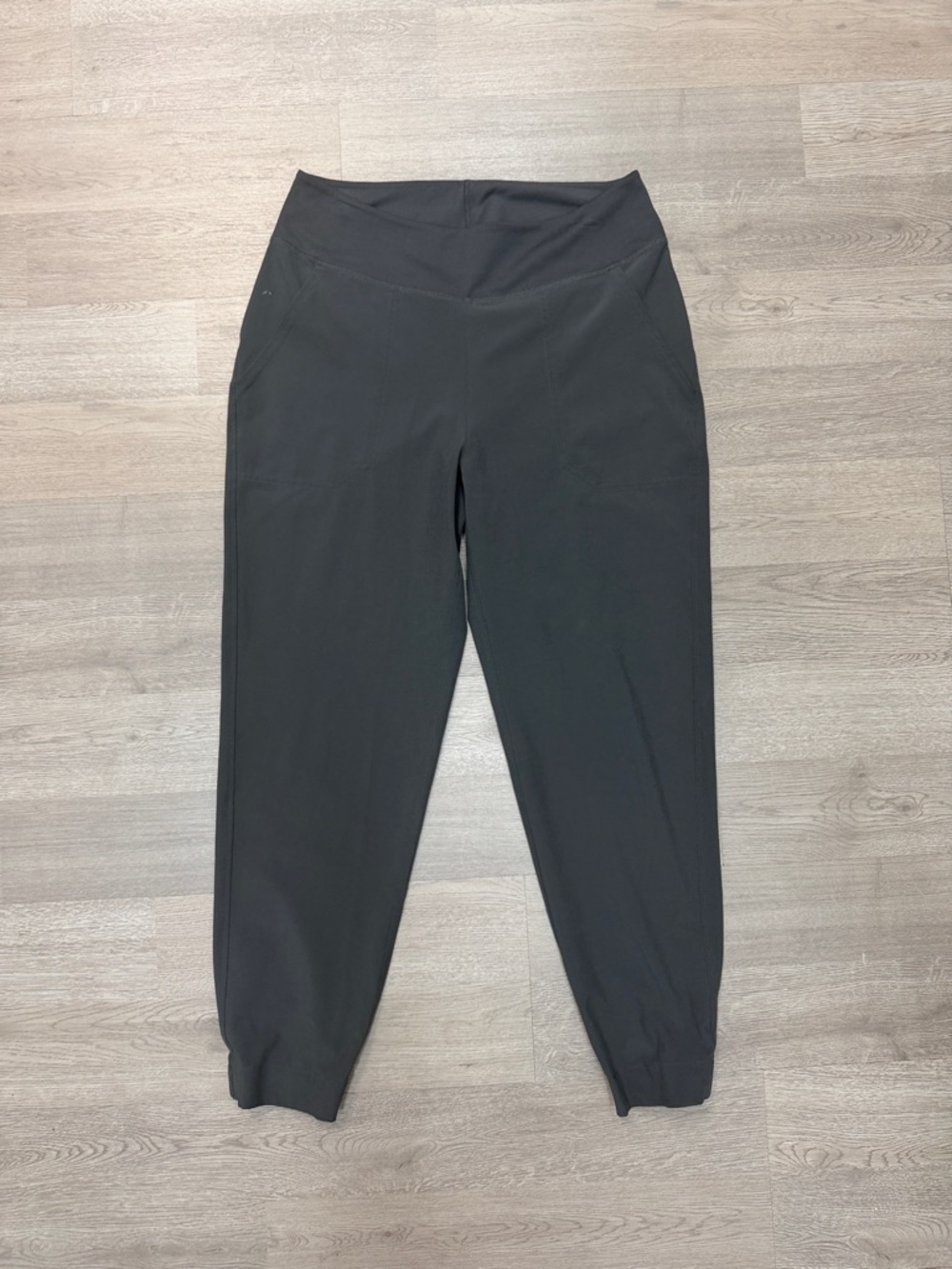 Patagonia Gray Happy Hike Studio Pants Sz Small in Gray! - Picture 4 of 10